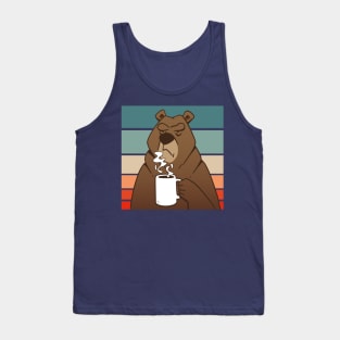 Coffee Grumpy Bear T S Tank Top